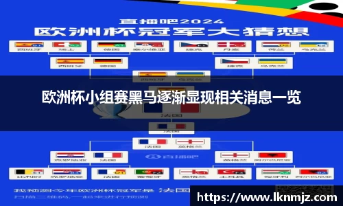欧洲杯小组赛黑马逐渐显现相关消息一览